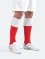 HIGH PERFORMANCE CONTRAST SPORTS SOCK RED&WHITE