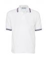 Polo Tipped  Penthouse White/Navy 3PT