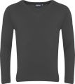 Sweter V-NECK 50/50 1WP Grey  KLASA 6-7
