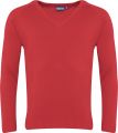 Sweter V-NECK 50/50 Czerwony 1WP