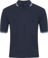 Polo Tipped Navy/Sky 3 PT