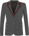 Marynarka-Aspire Jackets Girls 1 JB bordowa lamówka przy koł