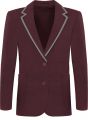 Marynarka damska VISCOUNT MAROON SS29E- szara lamówka pr