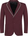 Marynarka VISCOUNT Boys Maroon SS39E - szara lamówka przy