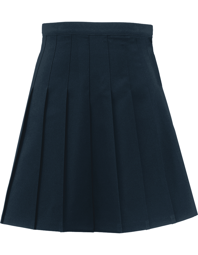 1EG NAVY Spódnica Senior Stitch Down Pleat Navy 1EG - obrazek 1