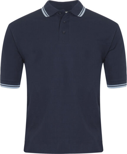 Polo Tipped Penthouse Navy/Sky 3PT