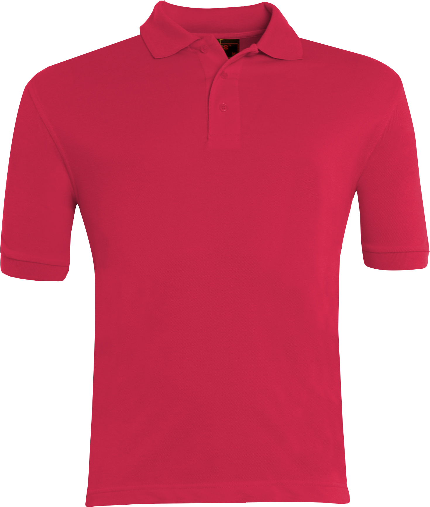 3QP RED PRZÓD Polo Cogs Red 3QP - obrazek 1
