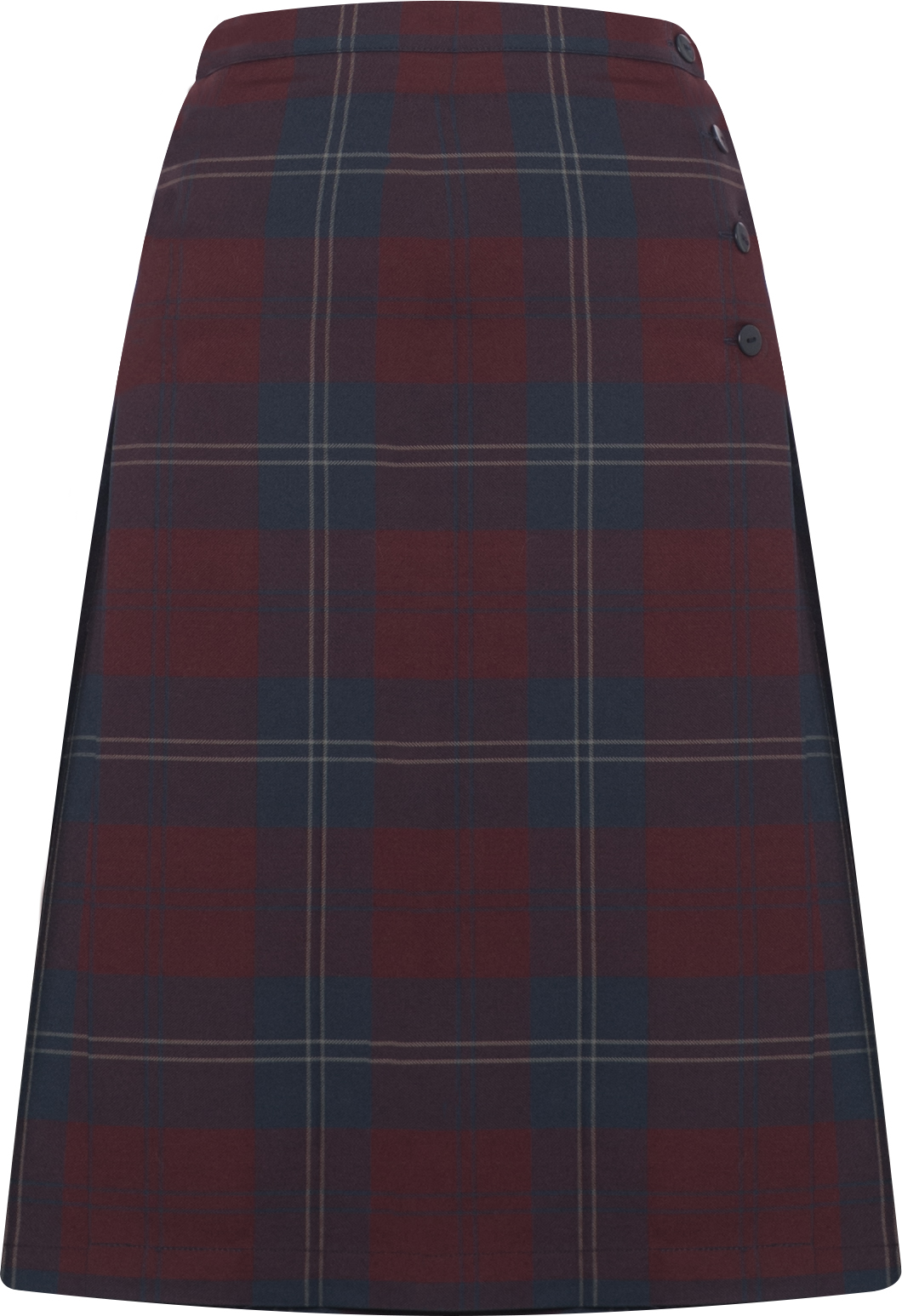 KELSO MAROON PRZÓD Spódnica Kelso Tartan Maroon Multi 1EK - obrazek 1