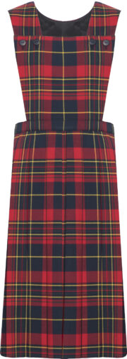Sukienka Prestwick Tartan Pinafore Red Multi 1EL