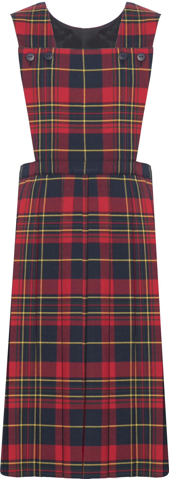 PRESTWICK RED PRZÓD Sukienka Prestwick Tartan Pinafore Red Multi 1EL - obrazek 1