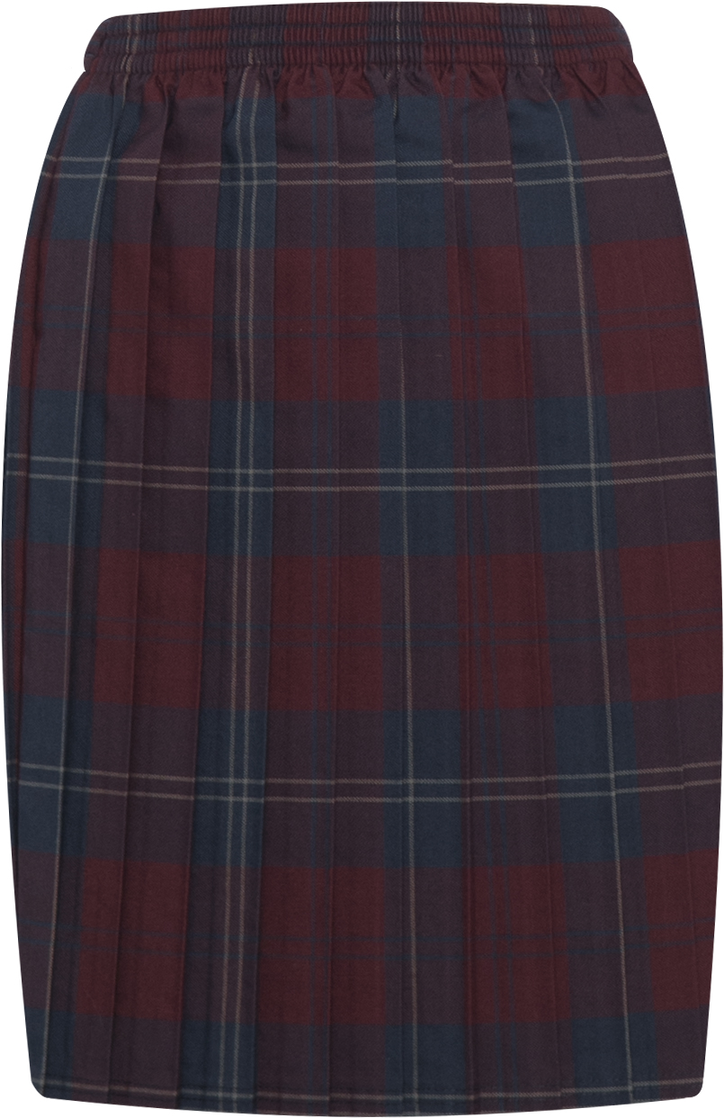 TARTAN MAROON PRZÓD Spódnica Skye Tartan Maroon Multi 1EJ - obrazek 1