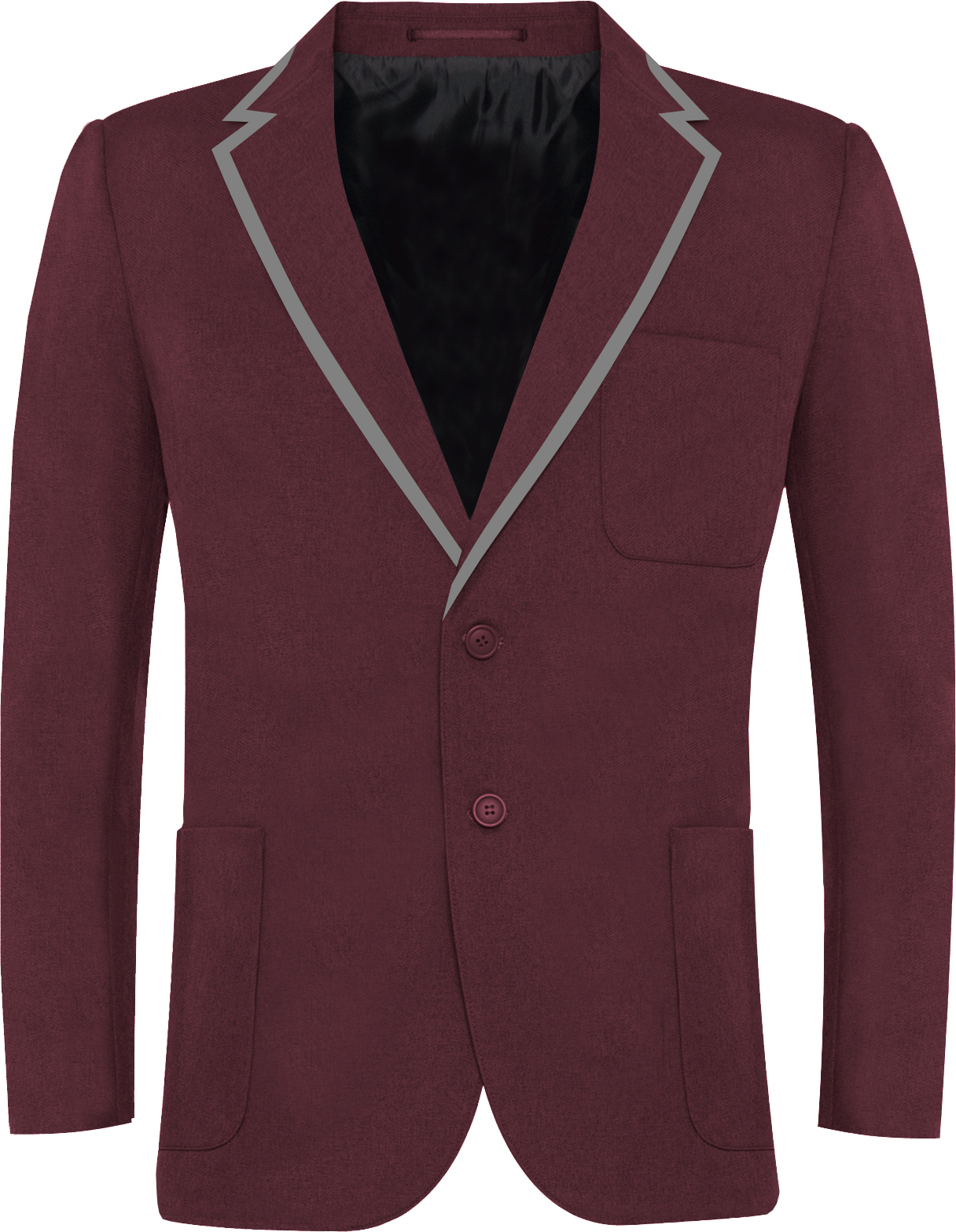 VISCOUNT BOY CRACOW Marynarka Boys Viscount Maroon z lamówką SS39E - obrazek 1