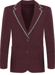 Marynarka Girls Viscount Maroon z lamówką SS29E