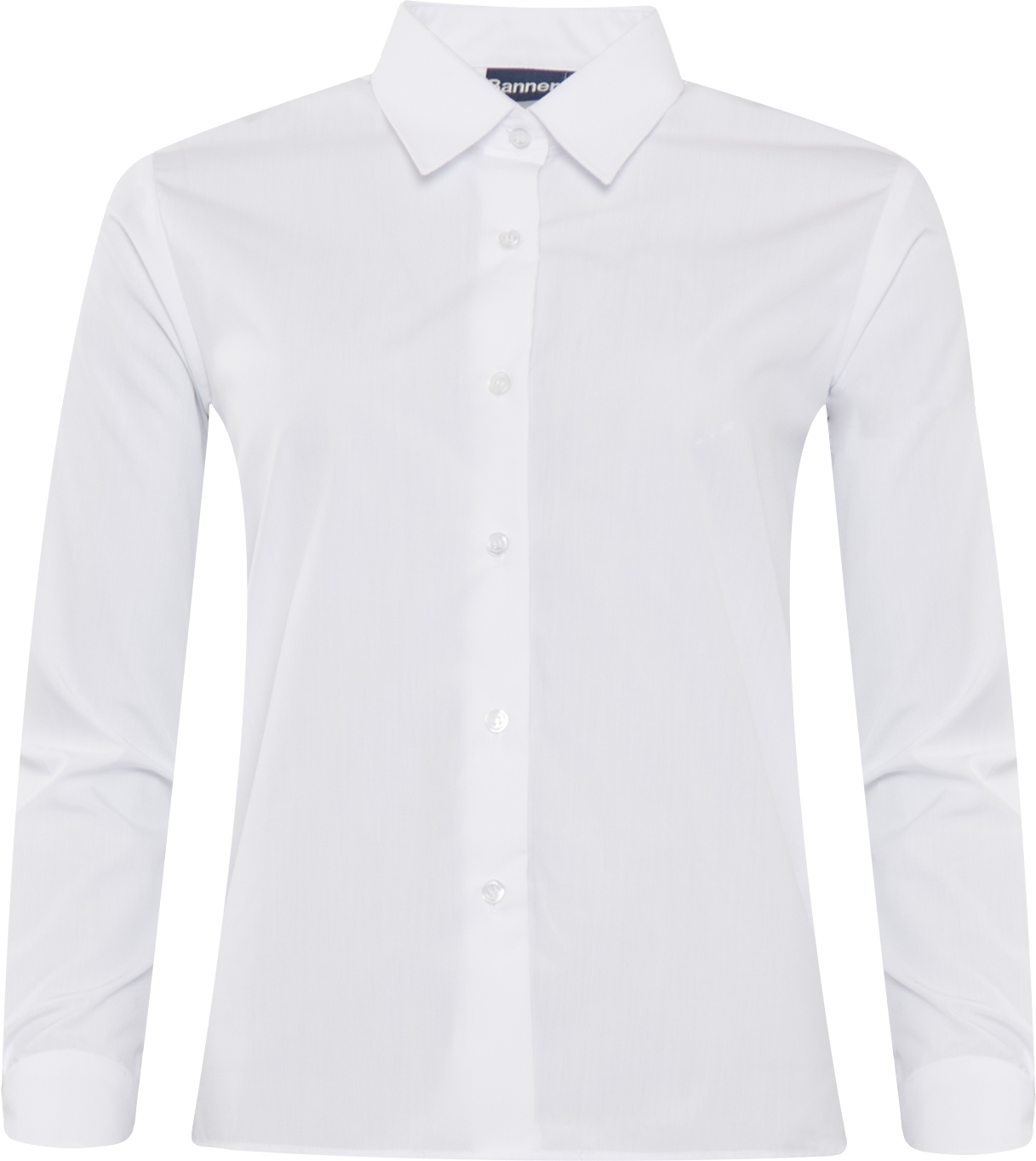 1ZL GIRL PRZÓD Koszula Girls Slim Długi Rękaw White 1ZL - obrazek 1