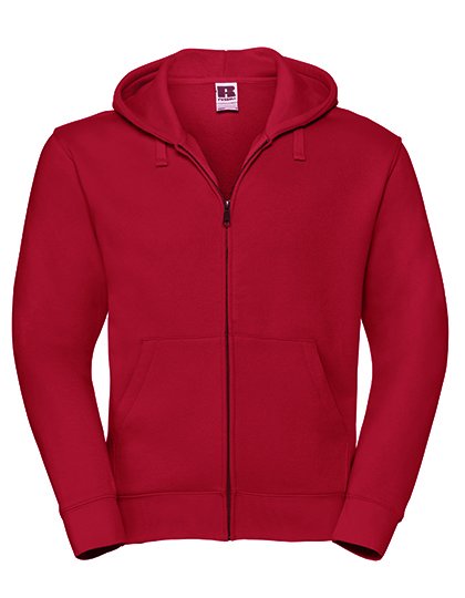 Bluza Z Kapturem Na Zamek Red Z266