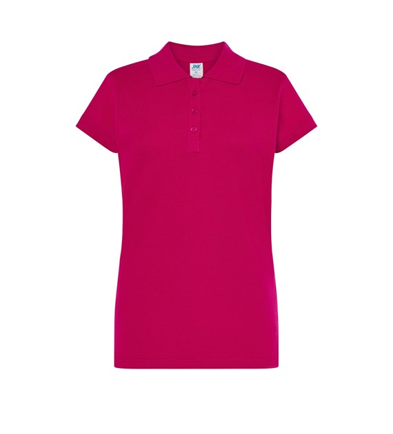 DAMSKIE FUCSIA Polo Girls Krótki Rękaw Fucsia JK - obrazek 1