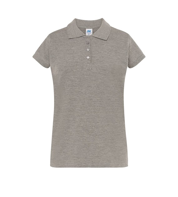 DAMSKIE GREY Polo Girls Krótki Rękaw Grey JK - obrazek 1