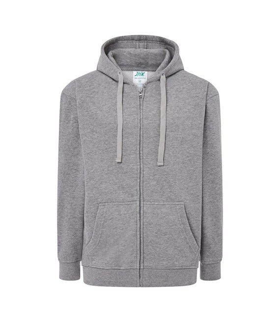 HOOD GREY Bluza Z Kapturem Na Zamek Grey JK - obrazek 1