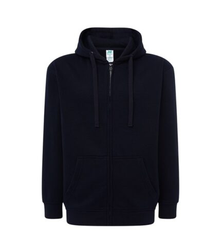 Bluza Z Kapturem Na Zamek Navy JK