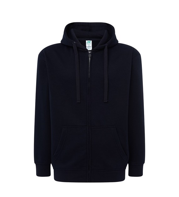 HOOD NAVY Bluza Z Kapturem Na Zamek Navy JK - obrazek 1