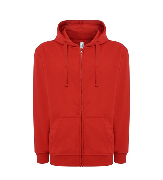 HOOD RED Bluza Z Kapturem Na Zamek Red JK - obrazek 1