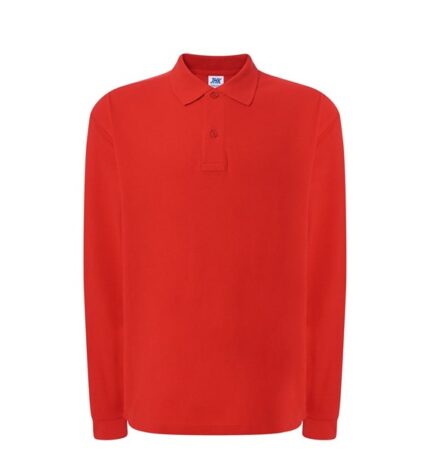 Polo Długi Rękaw Red JK