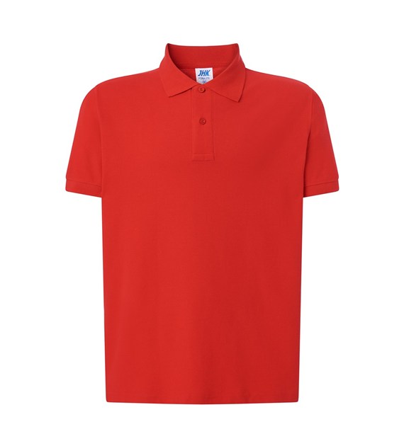 RED Polo Krótki Rękaw Red JK - obrazek 1