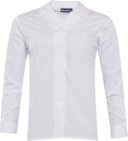Koszula Girls Revere Collar Długi Rękaw White 913353