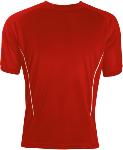 Koszulka Performance Krótki Rękaw Red/White 111892