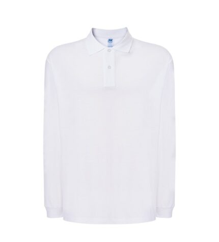 Polo Długi Rękaw White JK