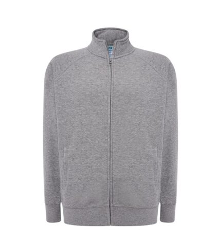 Bluza Na Zamek Bez Kaptura Grey JK