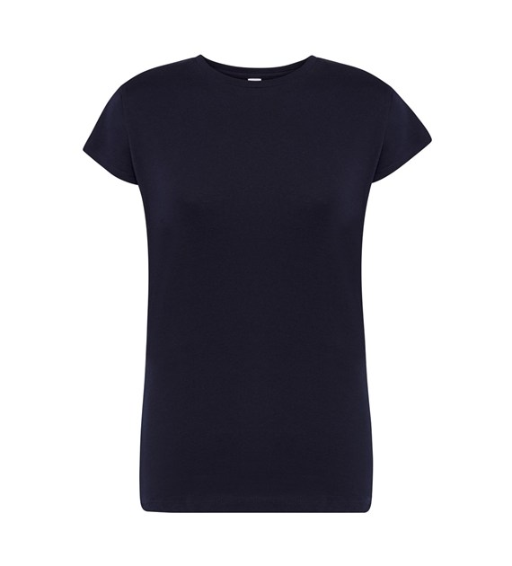 DAMSKIE NAVY T-shirt Girl Krótki Rękaw Navy JK - obrazek 1