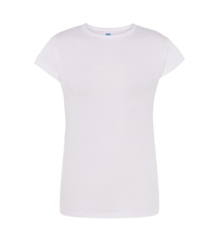 T-shirt Girl Krótki Rękaw White JK