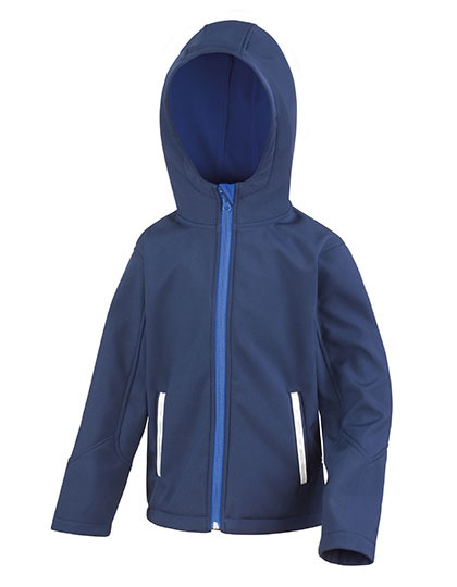softshell Kurtka Junior Soft Shell Navy - obrazek 1