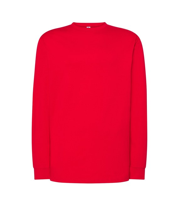 tsra-170-ls-rd-l_01 T-shirt Długi Rękaw Red JK - obrazek 1
